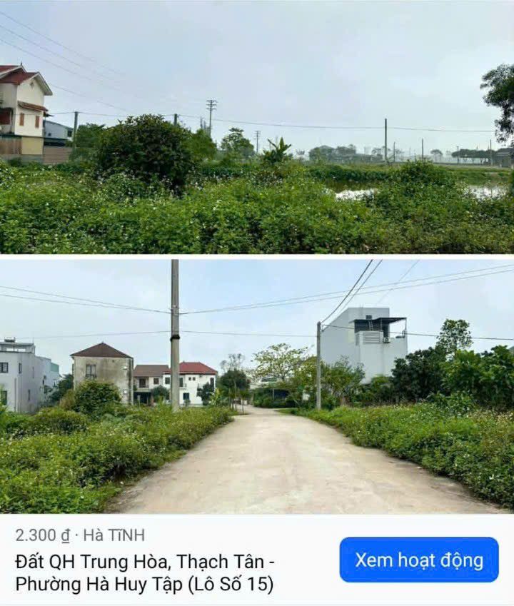 Đất nền Thạch Tân, Hà Tĩnh 160m² giá chỉ 2.1 tỷ - Đầu tư sinh lời cao!