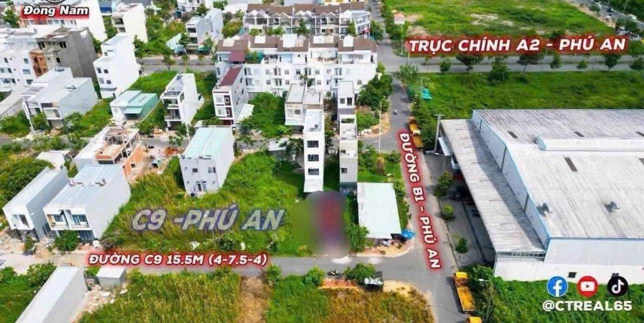 Đất nền C9 KDC Phú An - 62m² giá 1.98 tỷ - Tiện ích đầy đủ, vị trí đẹp!