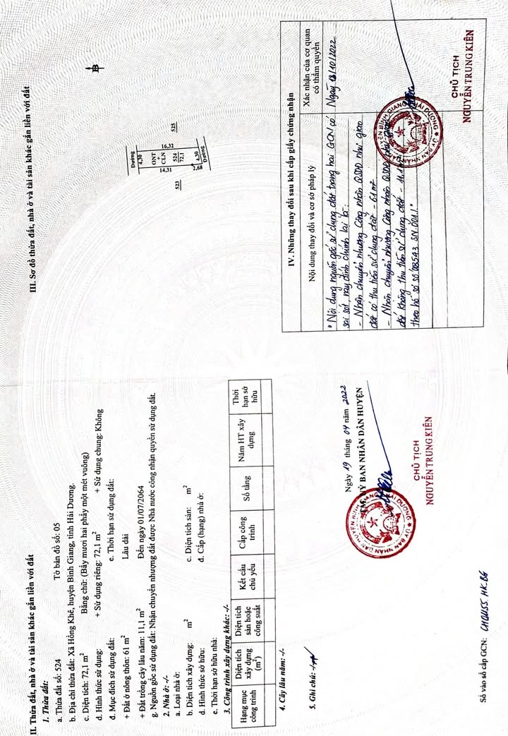 Đất nền Tân Việt Bình Giang 72m² giá chỉ 500 triệu - Cơ hội đầu tư tuyệt vời!