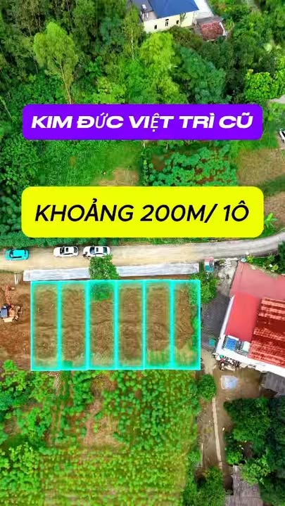 Đất nền Kim Đức Việt Trì 200m² giá chỉ 1.05 tỷ - Đầu tư sinh lời ngay!