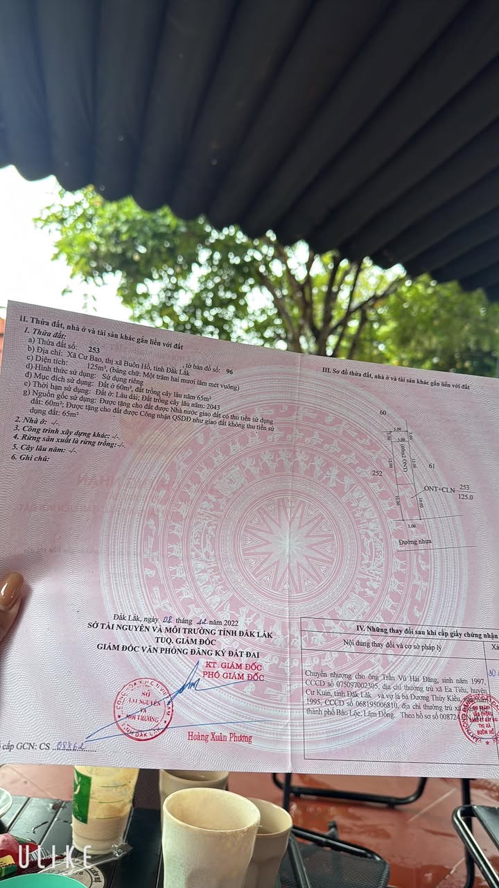 Đất nền Cư Bao, Buôn Hồ 125m² giá 200 triệu - Cơ hội đầu tư hoàn hảo!