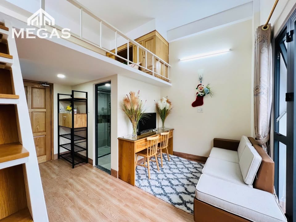 Căn hộ Duplex cho thuê tại CV Thỏ Trắng, Quận 10 - Thiết kế siêu đẹp, đầy đủ nội thất!