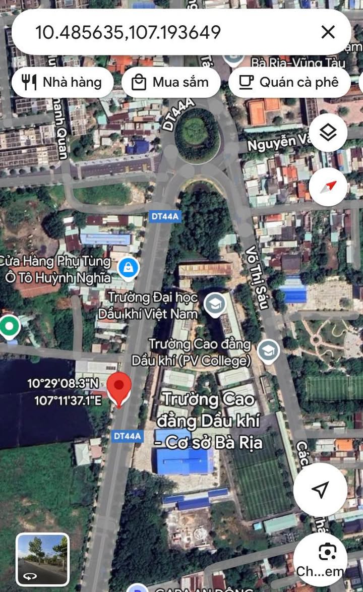 Đất nền 328m² mặt tiền Cách Mạng Tháng Tám, Bà Rịa - Cơ hội đầu tư hấp dẫn!