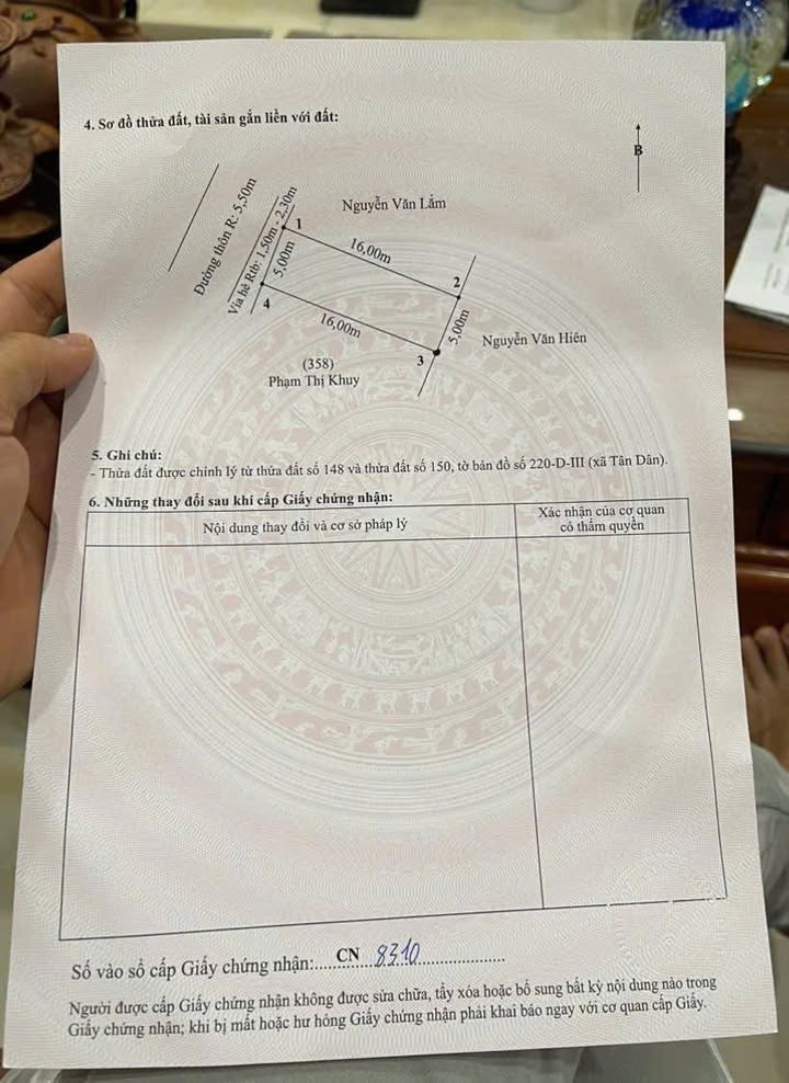 Lô đất Tân Dân - An Lão 80m² giá 1 tỷ - Đầu tư sinh lời nhanh!