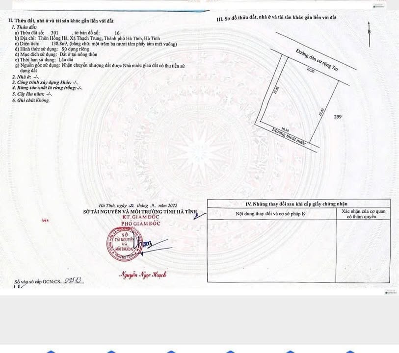 Đất nền Trần Phú, Hà Tĩnh 138.8m² giá 3.4 tỷ - Đầu tư sinh lời ngay!