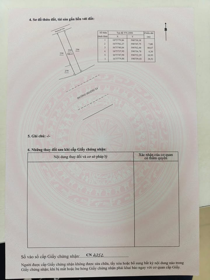 Đất nền 348m² mặt tiền Hoàng Sa, Quảng Ngãi - Giá chỉ 300 triệu!