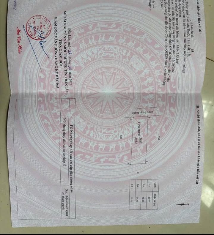 Đất thổ cư Cư Êbur, Buôn Ma Thuột 310m² giá 1.39 tỷ - Vị trí đẹp, dân cư đông đúc!