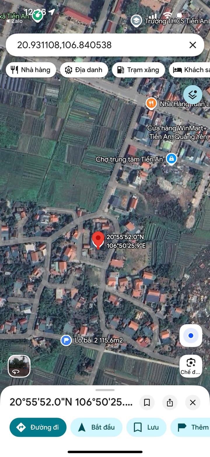 Đất nền Tiền An Quảng Yên 142m² giá thỏa thuận - Mặt tiền rộng 8m, vị trí đẹp!