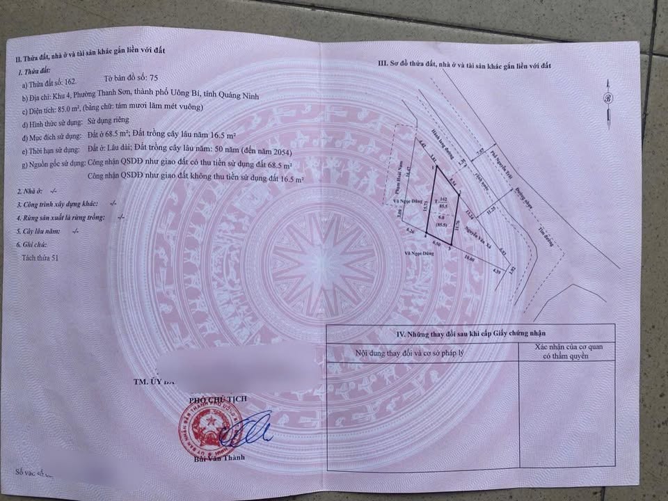 Đất kinh doanh mặt đường lớn tại khu 4 Thanh Sơn, 85m² giá chỉ 2.1 tỷ!