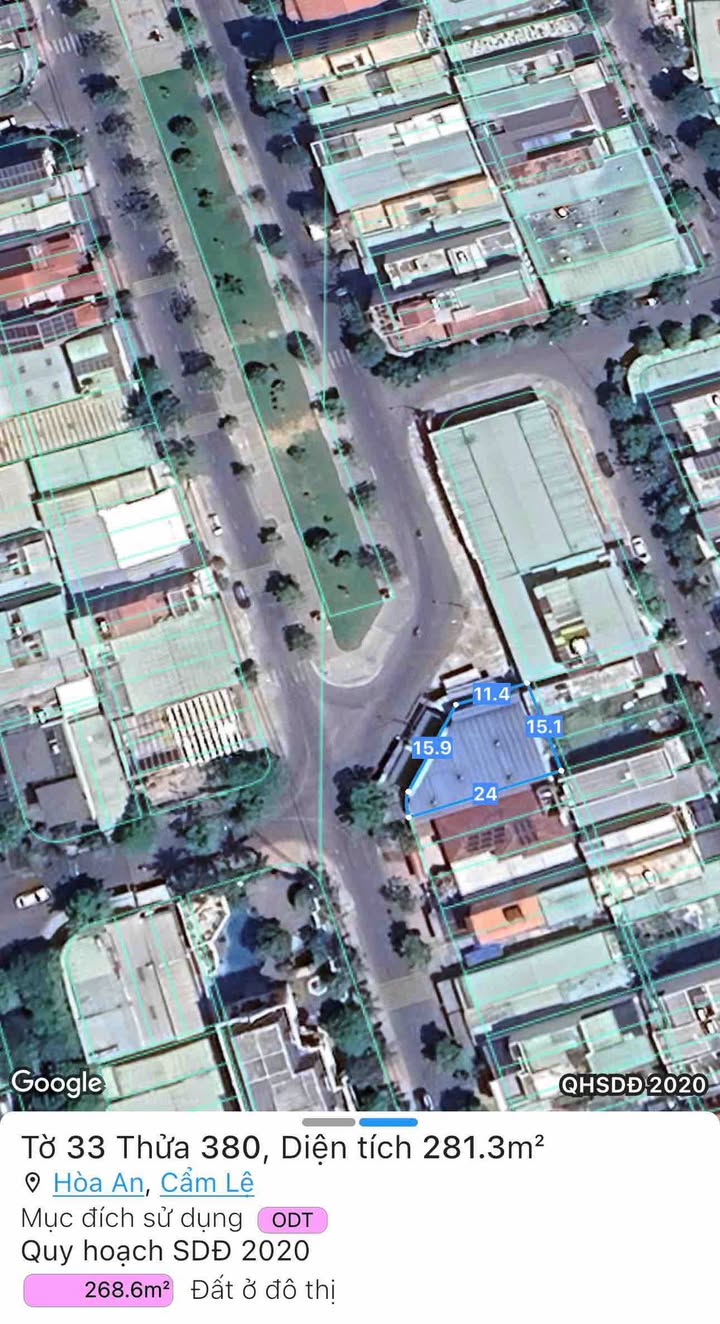 Lô góc 2 mặt tiền Yên Thế - Bắc Sơn, Cẩm Lệ, Đà Nẵng 280m² giá 14.2 tỷ - Đầu tư sinh lời ngay!