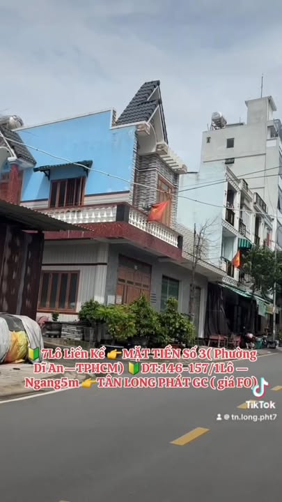 Đất nền Dĩ An 151m² giá 6.7 tỷ - Cơ hội đầu tư hấp dẫn!