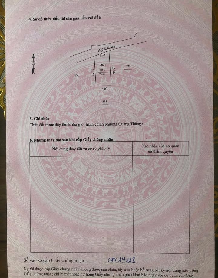 Đất nền Lê Hưng, Quảng Thắng 75m² giá 1.3 tỷ - Sẵn sàng xây dựng ngay!