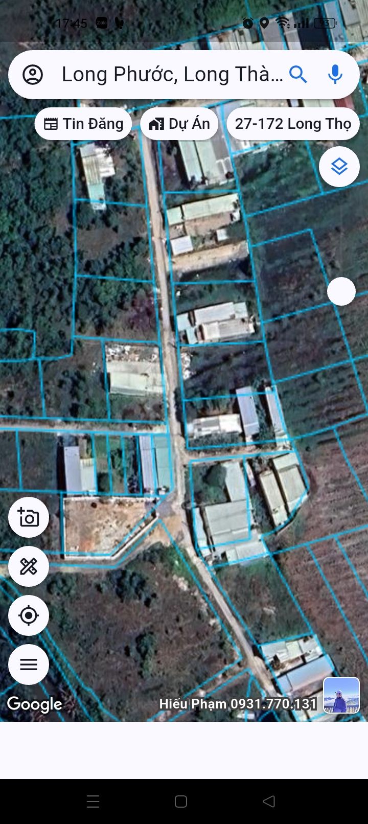 Lô đất Long Phước 550,5m² giá 3,5 tỷ - Sổ riêng, thuận tiện xây dựng!