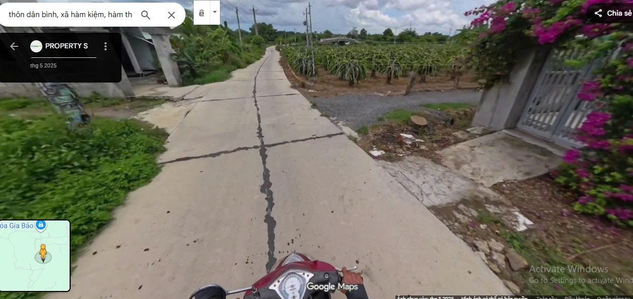 Đất nền Hàm Kiệm 350m² giá thỏa thuận - Mặt tiền đường nhựa 3m, gần KCN