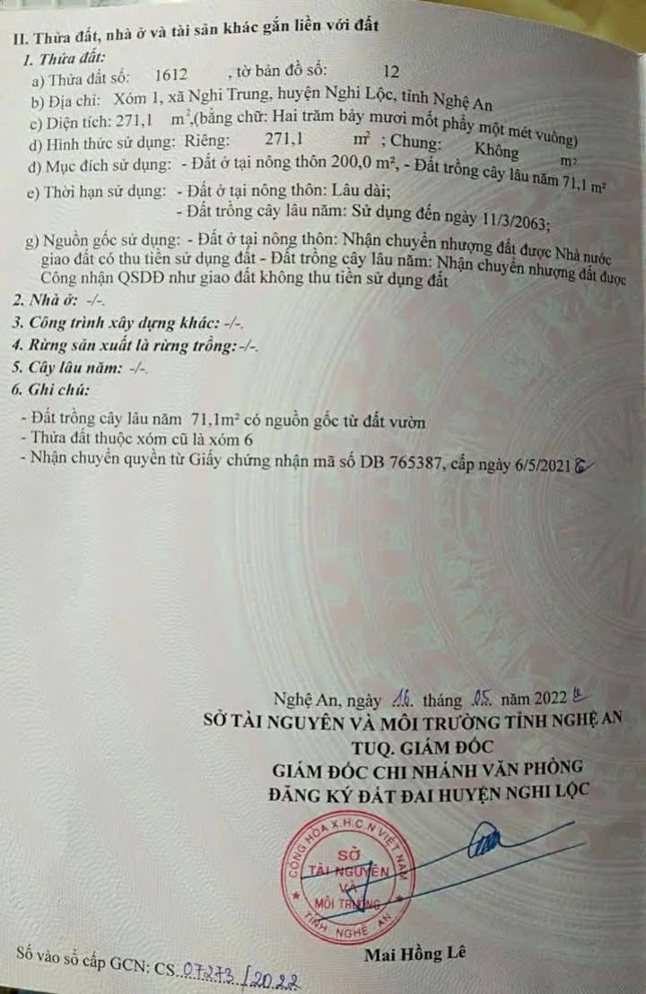 Đất Nghi Trung Vinh 200m² giá thỏa thuận - Mặt tiền rộng, vị trí đẹp!