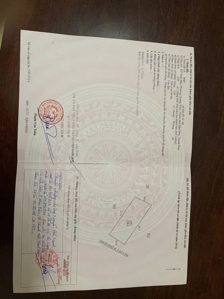 Lô đất đẹp Quảng Vinh, Sầm Sơn 238m² - Cơ hội đầu tư vàng!