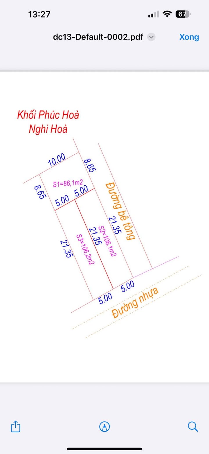 Đất nền Cửa Lò 100m² giá 2 tỷ - Vị trí đẹp gần biển