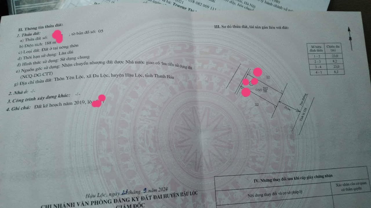 Đất nền Đa Lộc 188m² mặt tiền 8.2m - Giá thỏa thuận hấp dẫn!