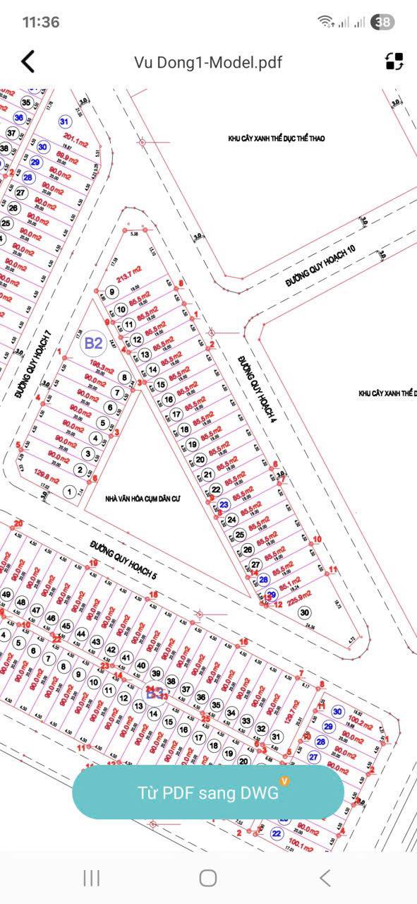 Đất nền Vũ Đông 85m² giá 1.7 tỷ - View vườn hoa tuyệt đẹp!