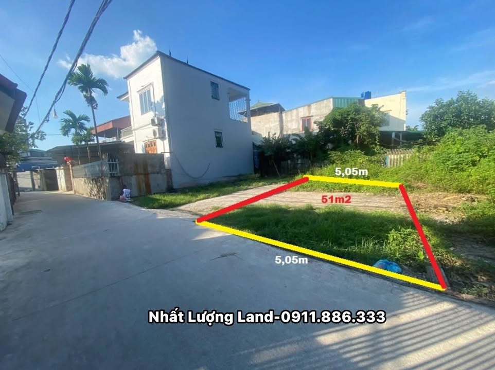 Đất nền góc 51m² tại xã Tam Hưng, Thanh Oai - Tiềm năng đầu tư lớn!