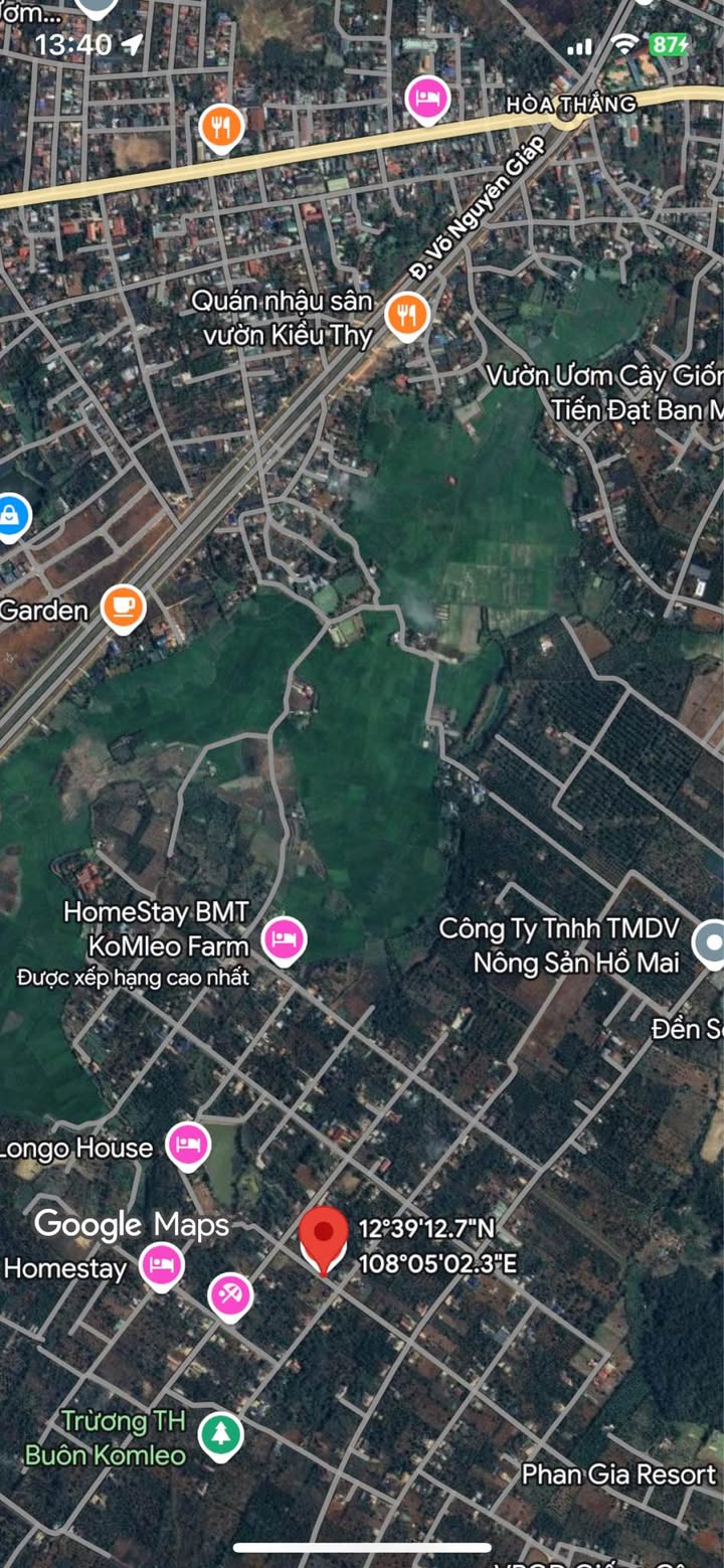 Đất nền Tân Lập Buôn Ma Thuột 240m² giá 1.58 tỷ - Cơ hội đầu tư hấp dẫn!