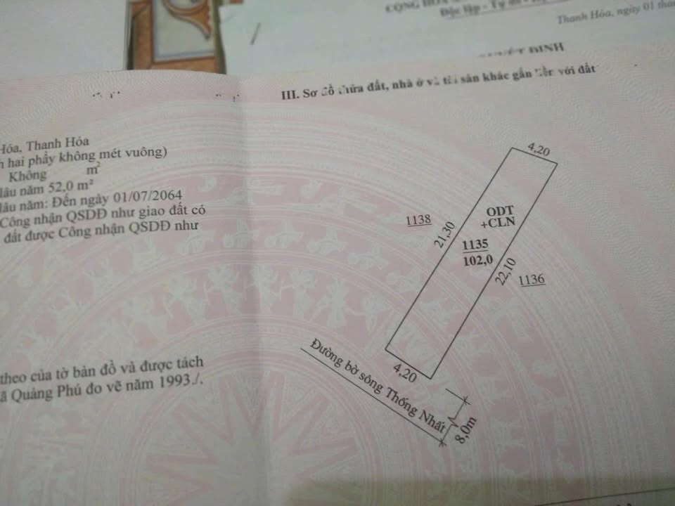 Đất 102m² tại Phường Quảng Phú - Giá 1.3 tỷ - Cơ hội đầu tư tuyệt vời!