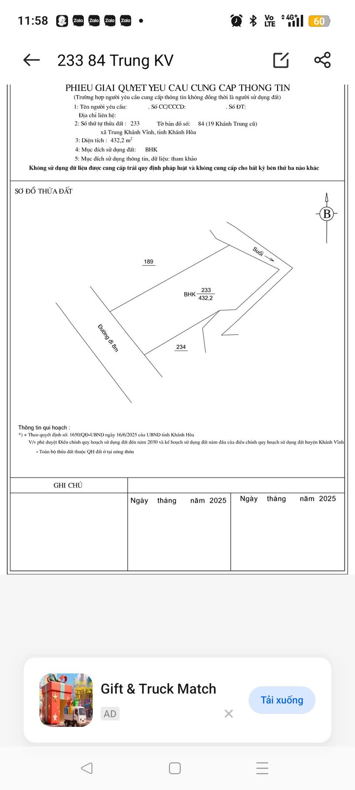 Đất thổ cư Khánh Trung 432m² giá 210 triệu - Cơ hội đầu tư hấp dẫn!