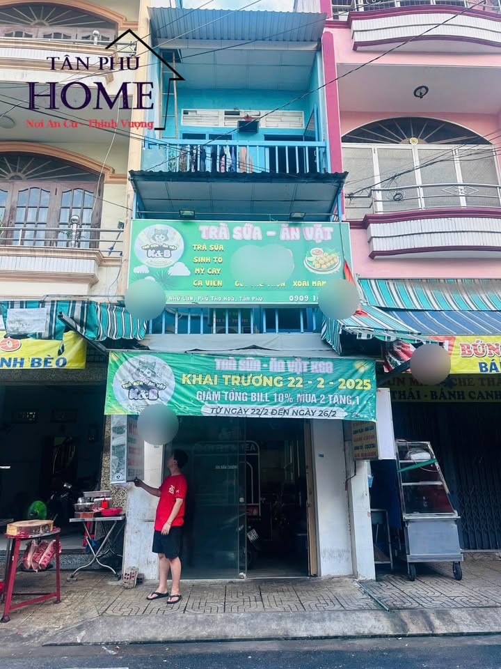 Nhà mặt tiền Đa Ngành Nghề tại Tân Phú 21m² giá 12 triệu - Khu Ẩm Thực sầm uất!