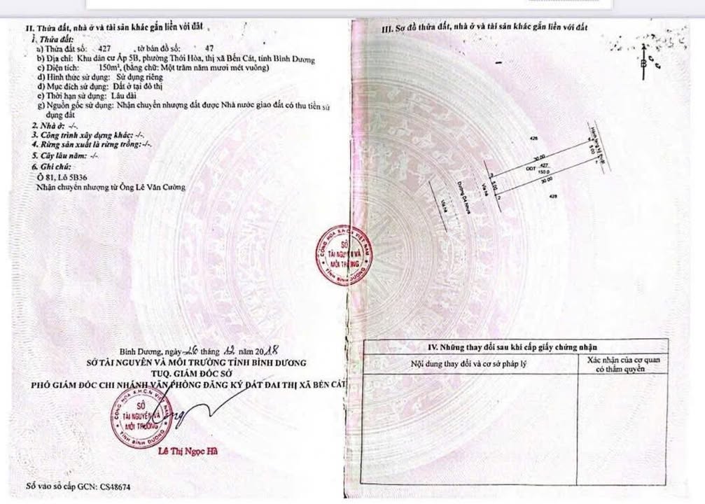 Đất nền Thới Hòa 150m² giá 1.4 tỷ - Cơ hội đầu tư sinh lời!