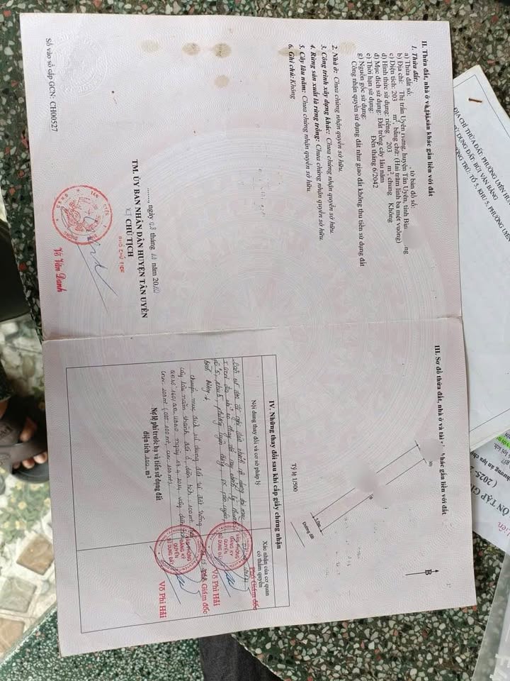 Đất thổ cư 205m² tại Uyên Hưng, Tân Uyên giá 1.65 tỷ - Cơ hội đầu tư hấp dẫn!