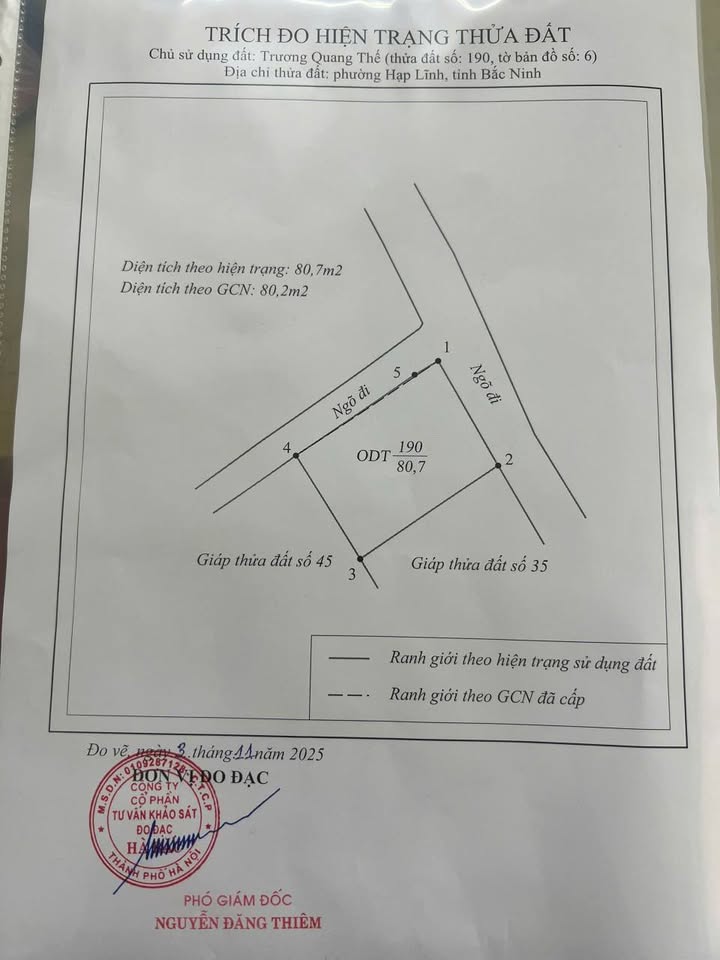 Đất nền góc Khắc Niệm 80.2m² giá 3.5 tỷ - Đường ô tô vào tận nơi!