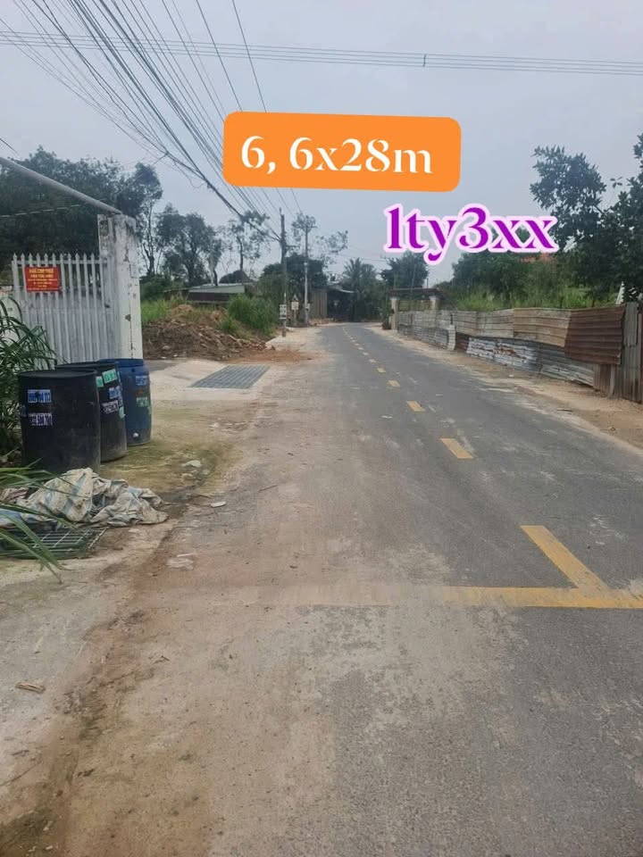 Đất nền Tân Định, Bến Cát 168m² giá chỉ 1.3 tỷ - Cơ hội đầu tư tuyệt vời!