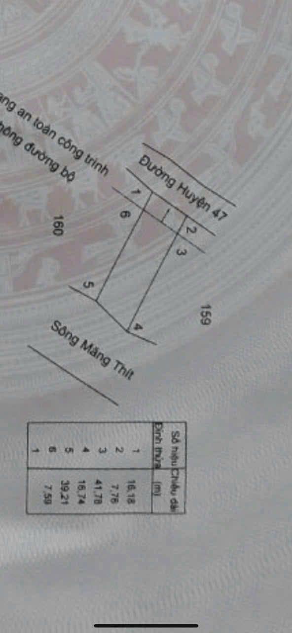 Đất nền đẹp 768,9m² tại Tường Lộc, Tam Bình - Thích hợp xây dựng kho bãi!