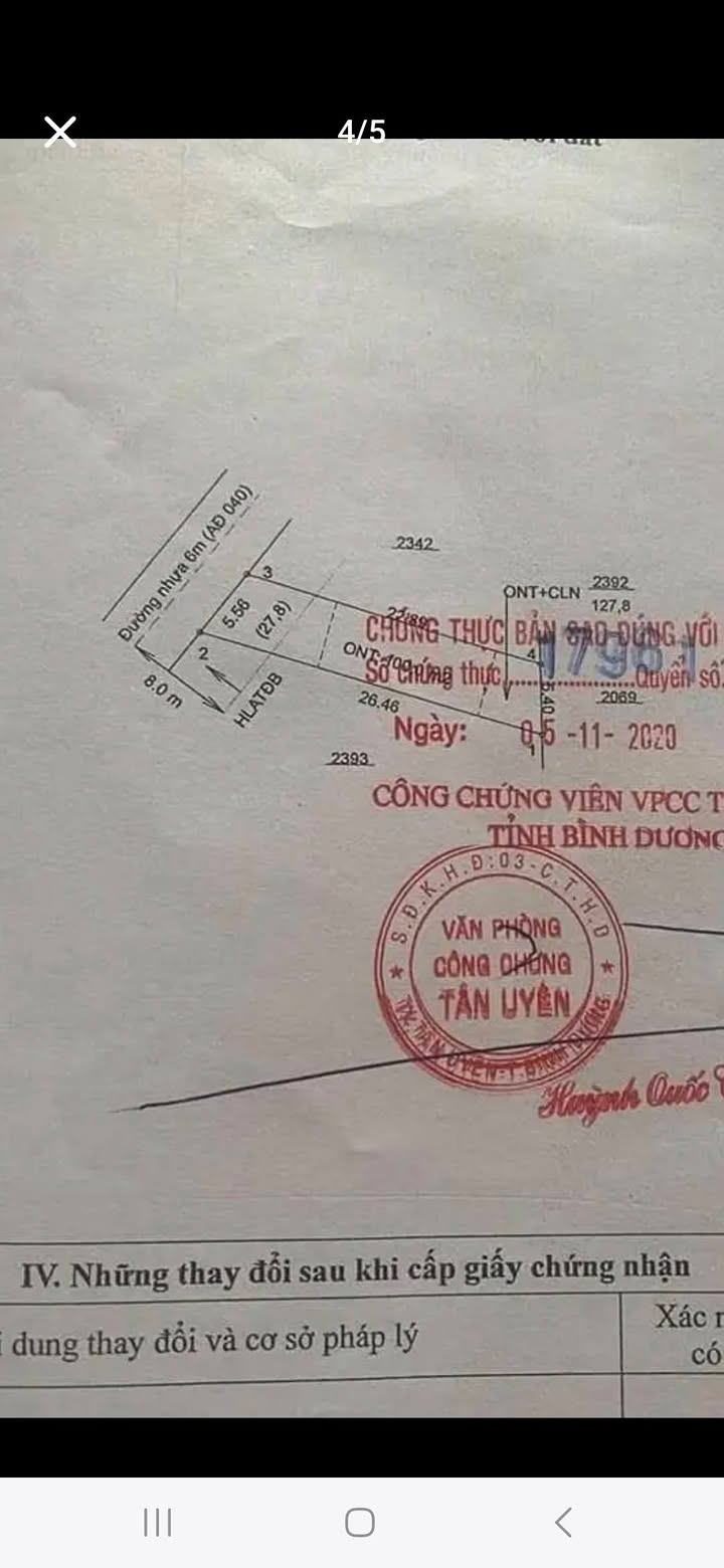 Đất nền An Điền, Bến Cát 143m² giá 1.1 tỷ - Gần vòng xoay An Điền!