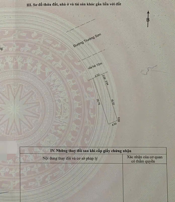 Lô đất mặt tiền Trường Sơn, Hòa Thọ Tây, 106m² giá 3 tỷ - Đầu tư lý tưởng!