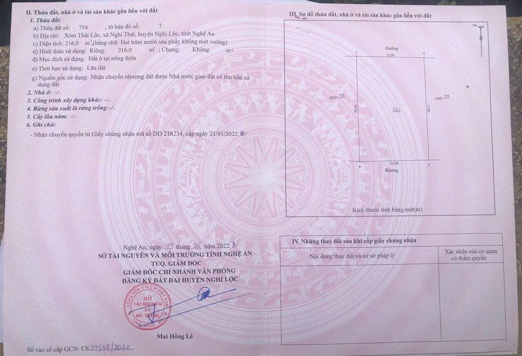 Đất Nền Nghi Thái Đường Nguyễn Trọng Thường 216m² giá 6.048 tỷ - Tiềm năng kinh doanh lớn!