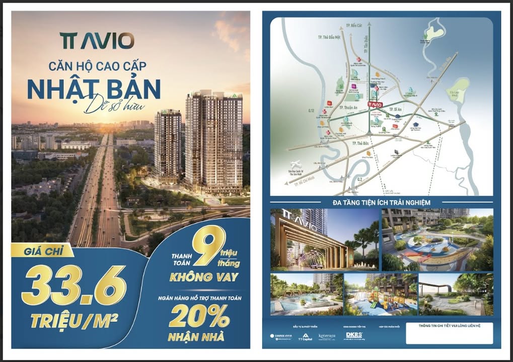 Căn hộ TT Avio Dĩ An 15.952m² - Pháp lý sổ hồng đầy đủ!