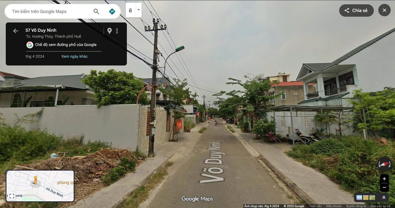 Đất nền 2 mặt tiền Võ Duy Ninh, TP Huế 269.2m² giá 4.8 tỷ - Cơ hội đầu tư tuyệt vời!