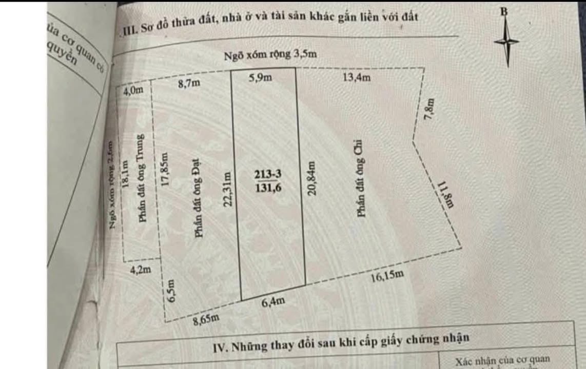 Nhà bán Quảng Thắng 131.6m² giá 2.5 tỷ - Giao thông thuận tiện!