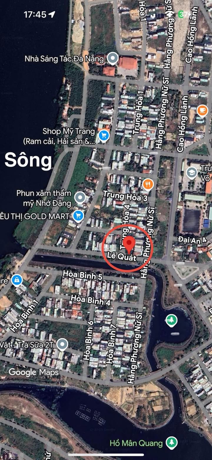 Đất dự án ven sông Hoà Quý, Đà Nẵng 120m² giá 4 tỷ - Vị trí đẹp, tiềm năng lớn!