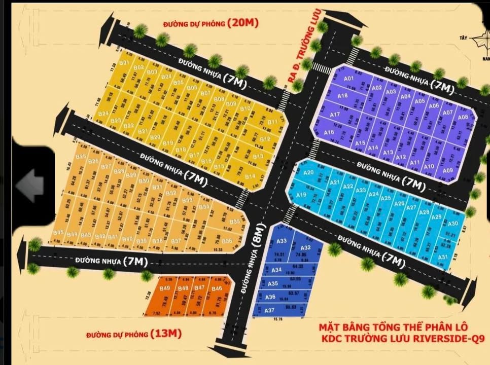 Đất nền Trường Lưu, Thủ Đức 51m² giá 3.2 tỷ - Cơ hội đầu tư tuyệt vời!