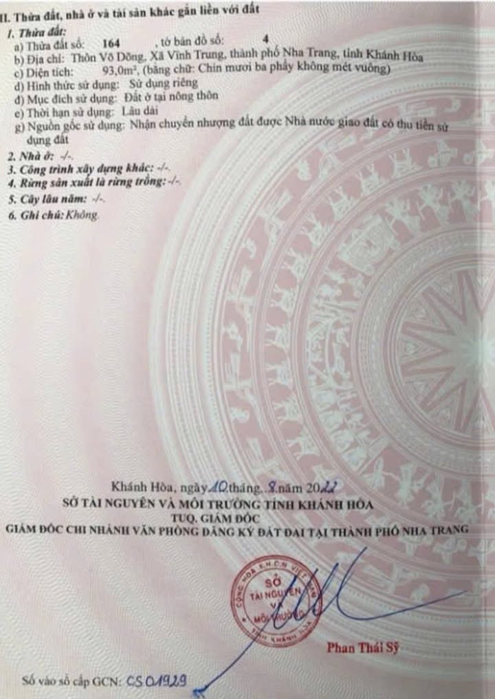 Đất nền Vĩnh Trung Nha Trang 93m² giá 1.28 tỷ - Lô góc 2 mặt tiền đường!