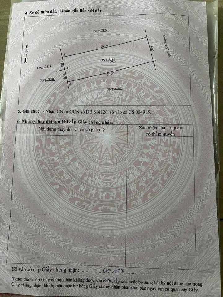 Đất nền Dân Lực, Triệu Sơn 120m² giá thỏa thuận - Sổ hồng chính chủ!