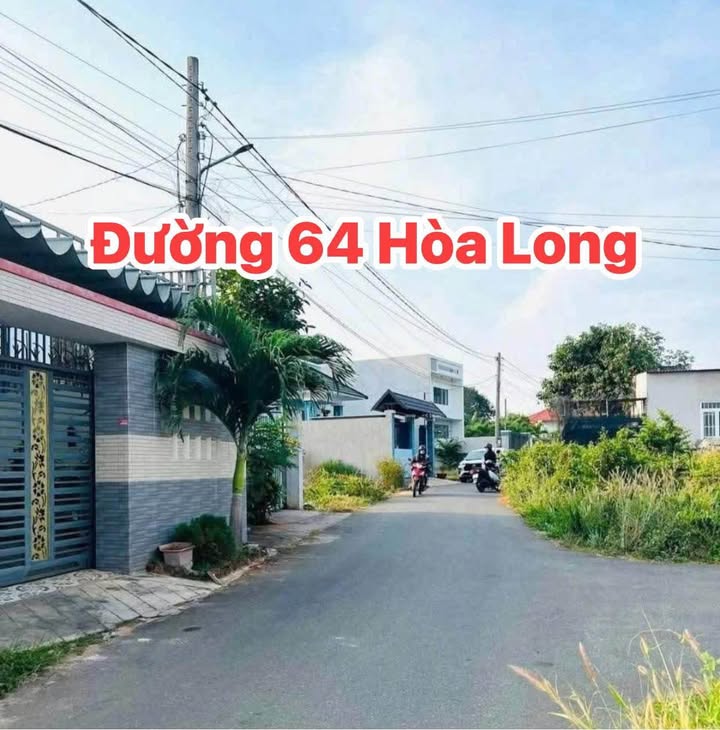 Đất nền Hòa Long, Bà Rịa 112m² giá 1.68 tỷ - Đường nhựa thông thoáng, tiện ích đầy đủ!