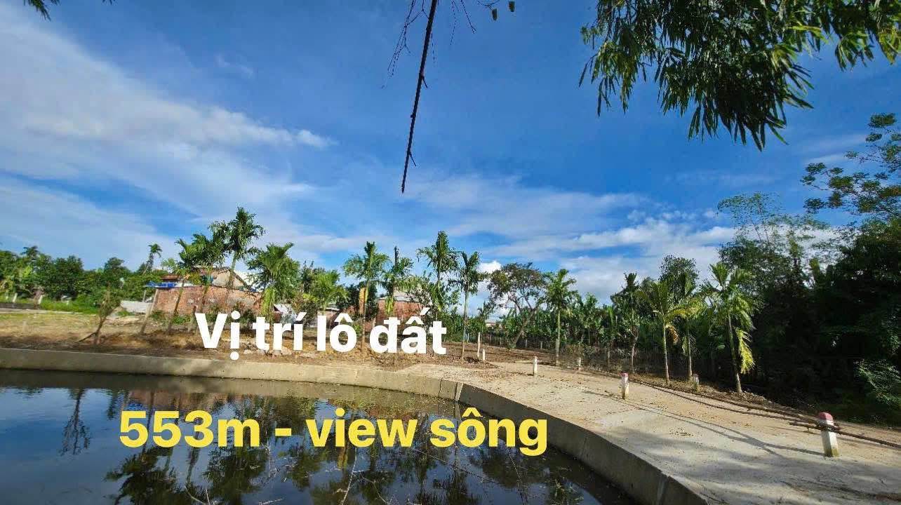 Đất nền Hòa Phong Đà Nẵng 553m² - View hồ, sổ đỏ chính chủ, đầu tư sinh lời!