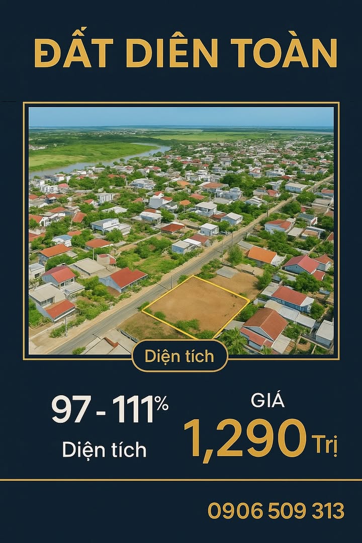 Đất đẹp Diên Toàn, Diên Khánh 97m² giá 1.39 tỷ - Pháp lý rõ ràng, sẵn sàng giao dịch!