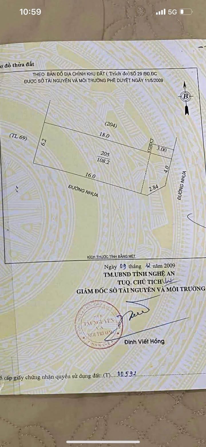 Đất Vinh Tân 108m² giá chỉ 5 tỷ - Lô góc 2 mặt tiền, nhanh tay sở hữu!