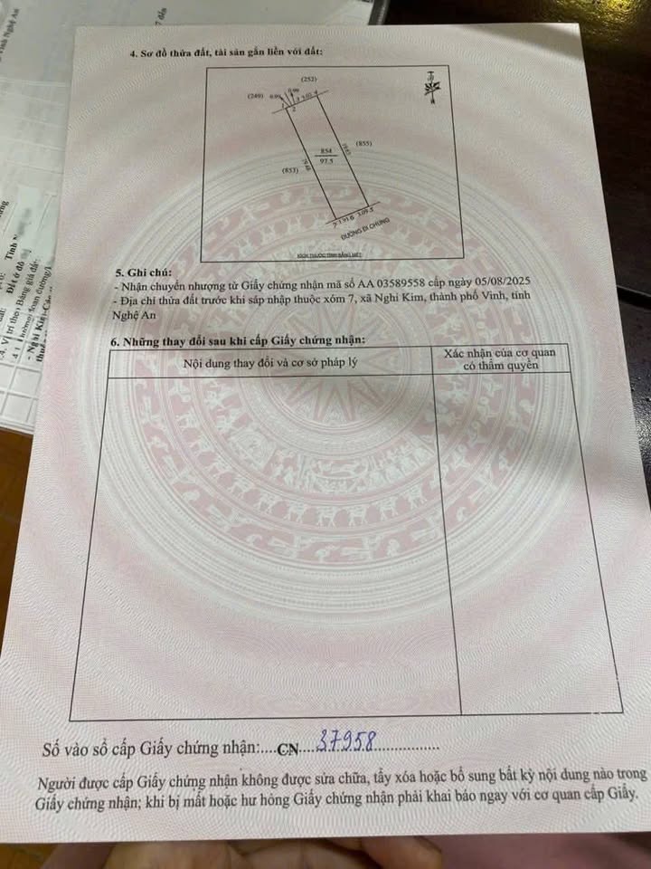 Đất nền Nghi Kim 97,5m² giá 1,78 tỷ - Vị trí đẹp, xây nhà thoáng mát!