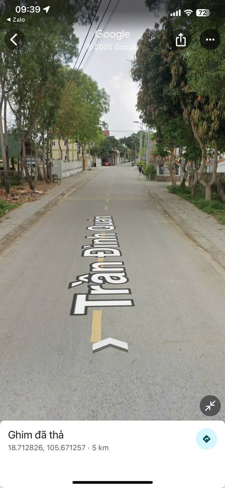 Đất mặt đường Trần Đình Quán, phường Vinh Phú 208m² giá 6 tỷ - Đầu tư sinh lời ngay!