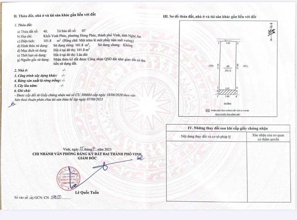 Nhà 3 tầng đẹp phường Trường Vinh 102m² giá 5.7 tỷ - Hướng Nam mát mẻ
